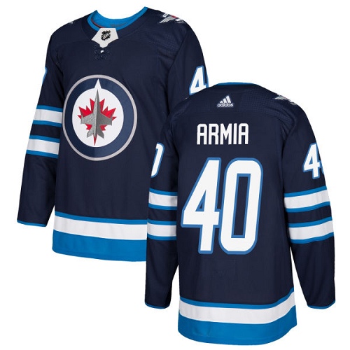 Kinder Winnipeg Jets Eishockey Trikot Joel Armia #40 Authentic Navy Blau Heim